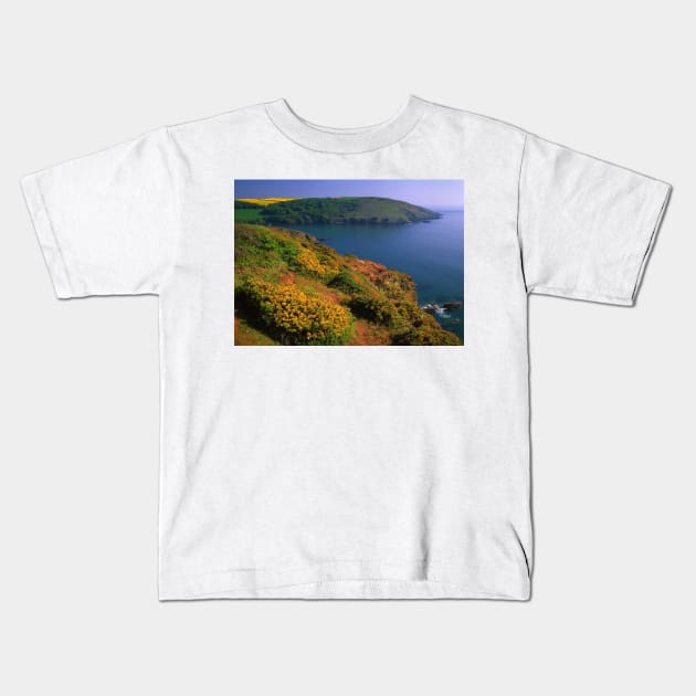 Yealm Estuary near Wembury Kids T-Shirt by galpinimages